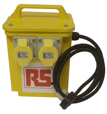 RS PRO, 2.25 kVA หม้อแปลง แยกแบบพกพา , 230 V AC, 2 x 16 A