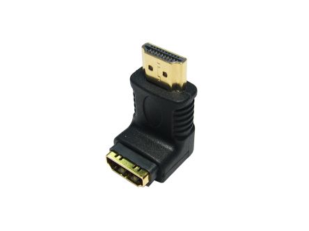อแดปเตอร์/ตัวแปลง RS PRO มุม HDMI, HDMI เกลียวนอก กับ HDMI ตัวเมีย