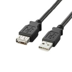 สายต่อ USB 2.0 ขั้วต่อประเภท A &lt;=&gt; ขั้วต่อชนิด A ตัวเมีย