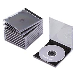 กล่องใส่แผ่น Blu-ray / DVD / CD (มาตรฐาน / PS / ใส่ได้ 1 แผ่น) (CCD-JSCNW5WH)