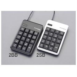 ปุ่มกดตัวเลขพร้อมฮับ usb / 2- พอร์ตเชื่อมต่อEA764AB-2BB