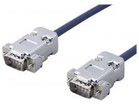 D-sub 9- คอร์/แกน ⇔ D-sub 9- คอร์/แกน เฉพาะด้าน สำหรับ ระบบสื่อสาร RS-232C