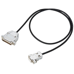 ชุดสายไฟ Global RS-232C, 25- คอร์/แกน ⇔ 9- คอร์/แกน , การเชื่อมต่อสายไฟ แบบตรง (ใช้ คอนเนคเตอร์ ดั้งเดิมของ MISUMI )