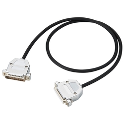 ชุดสายไฟ Global RS-232C, 25- คอร์/แกน ⇔ 25- คอร์/แกน , การเชื่อมต่อสายไฟ แบบตรง (ใช้ คอนเนคเตอร์ ดั้งเดิมของ MISUMI )