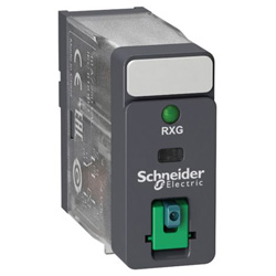 รีเลย์ควบคุม Schneider Electric RXG, หน้าสัมผัส 1c, 24 V DC, 1.1 kΩ, RXG12BD