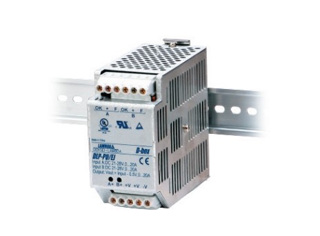 พาวเวอร์ซัพพลาย แบบติดตั้ง รางปีกนก (DIN Rail) 75 ถึง 240W, เอาต์พุต 24 V, ซีรีส์ DLP