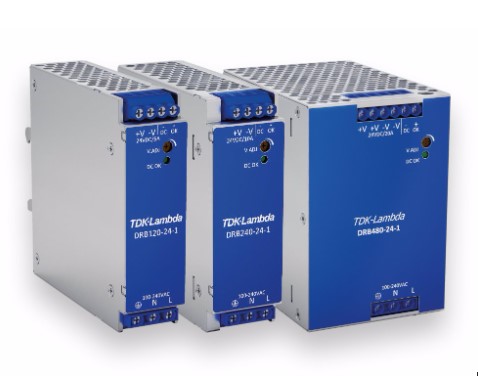 พาวเวอร์ซัพพลาย เฟสเดียวแบบติดตั้งบน รางปีกนก (DIN Rail) 15W - 100W, ซีรีย์ DRB15-100