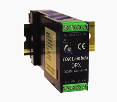 ตัวแปลง DC-DC แบบติดตั้ง รางปีกนก (DIN Rail) ขนาด 15W เอาต์พุต เดี่ยวและคู่ ซีรีส์ DPX15W