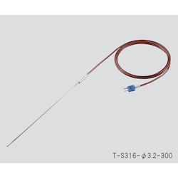 T เปลือก เทอร์โมคัปเปิล (สเตนเลส (SUS316)) φ3.2 x 300 มม