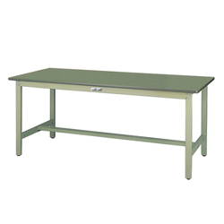 โต๊ะวางชิ้นงาน ทำงาน 500 series, ยึดอยู่กับที่ ตาย , H900 mm, ท็อป แผ่น พีวีซี , แผ่นเพลท series (61-3759-09)