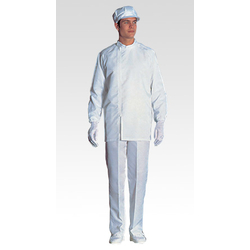 FD200C เสื้อผ้ากันไรฝุ่นเสื้อโค้ทสีขาว 4 L