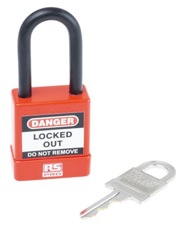 RS PRO 1 ล็อค กุญแจมือ 6 มม.Safety lockout