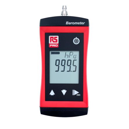 RS PRO RS 1114 แบบสัมบูรณ์ Manometer พร้อมพอร์ต ความดัน 1 พอร์ตเชื่อมต่อ/วินาที การวัด ความดัน สูงสุด 1.7bar