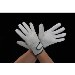 ถุงมือ หนังหมู หนา 0.6 มม (พร้อม เมจิกเทป/แถบตีนตุ๊กแก) (EA353BB-32)