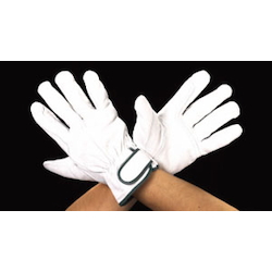 ถุงมือ (หนังหมู เคลือบฉนวน ในผ้าฝ้าย / หนา 0.7 มม.) (EA353BE-72)