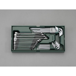 ชุดประแจและประแจกุญแจ (พร้อมถาด)EA687YA-14