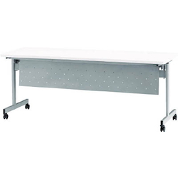 โต๊ะประชุม, ชนิดท็อปพลิกได้และวางซ้อนกันได้ (พร้อมชั้นด้านล่างและแผง) (HSN-1860P-NG)