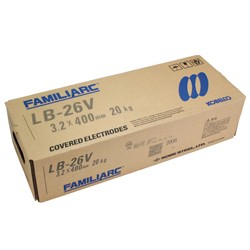 แท่งเคลือบสำหรับ เหล็กกล้า อ่อนถึง 550 MPa เกรด เหล็กกล้า LB-26V