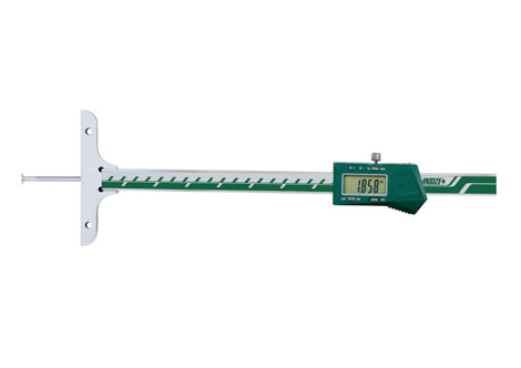 DIGITAL DEPTH GAGES WITH ROUND DEPTH BAR