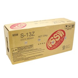 แกน การเชื่อมไฟฟ้า เคลือบ (สำหรับ เหล็กกล้า อ่อนและ เหล็กกล้า ความตึง สูง เกรด 490-550 mpa)S-13Z