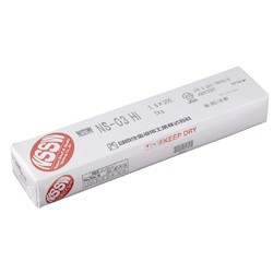 แกน การเชื่อมไฟฟ้า เคลือบ (สำหรับ เหล็กกล้า อ่อนและ เหล็กกล้า ความตึง สูง เกรด 490-550 mpa) ns-03hi