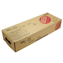 แกน การเชื่อมไฟฟ้า เคลือบ (สำหรับ เหล็กกล้า อ่อนและ เหล็กกล้า ความตึง สูง เกรด 490-550 mpa) L-55