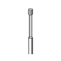 Electrodeposition diamond Bur สำหรับรูลึกชนิดด้านบนสั้น ขนาดเส้นผ่านศูนย์กลางเพลา ⌀3.0