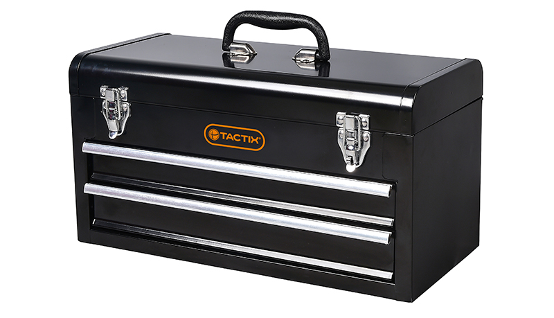 กล่องเครื่องมือเหล็ก 2 ลิ้นชัก ขนาด 40 ซม. (16 นิ้ว)