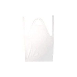 ผ้ากันเปื้อน โพลีเอทิลีน สีขาว (J5M5125)