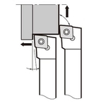 ดอกสว่าน TAC S-Type สำหรับ เส้นผ่านศูนย์กลางภายนอก/O.D. สกรู บนชนิด SCLCR / L