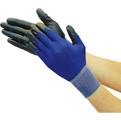 ถุงมือป้องกัน ไนไตรล์ ซับในบาง เฉียบ (TGL-2595-BK-S)