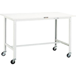 โต๊ะช่าง ขนาดเบาพร้อม ลูกล้อ ⌀75 มม. แผงพลาสติก หน้าโต๊ะรับ โหลดไฟฟ้า เฉลี่ย (กก.) 150