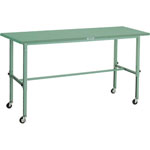 โต๊ะ แบบปรับได้ ความสูงสำหรับงานเบาพร้อม ลูกล้อ โหลดไฟฟ้า สม่ำเสมอ 80 กก (RAEM0960C75-W)
