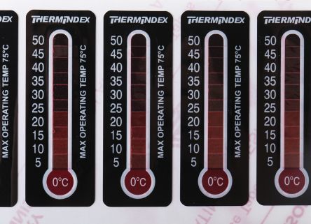 ไฟบอกสถานะ ฉลากอุณหภูมิ RS PRO , 0°C ถึง 50°C, 11 ระดับ