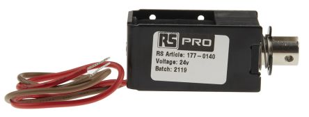 RS PRO ลิ เชิงเส้น ร์โซลินอยด์, 24 V DC, 30 × 27 × 53.5 มม