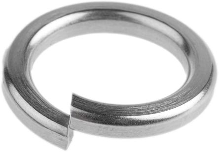 แหวนรอง แหวนล็อค สเตนเลส ธรรมดา RS PRO แหวน แหวนล็อค, M12, A2 304