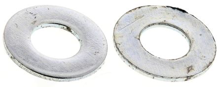 แหวนรอง เหล็กกล้า แหวนอีแปะ ชุบ สังกะสี RS PRO ความหนา 0.50 มม. M3.5