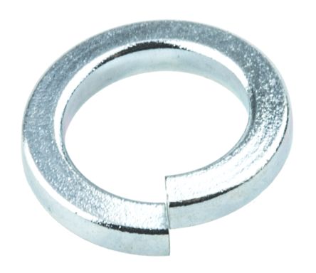 แหวนรอง ขดลวด แหวนสปริง RS PRO ZnPt เหล็กกล้า 1 , M8