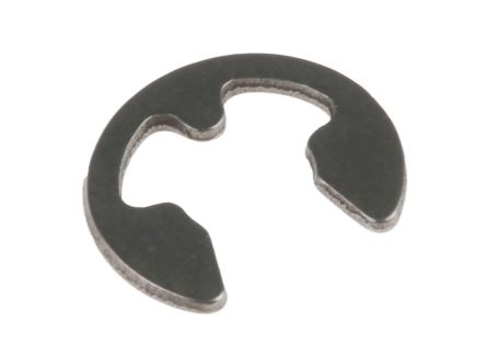 แหวนล็อคแหวน สเตนเลส RS PRO ชนิด E ขนาดเส้นผ่านศูนย์กลางเพลา ร่อง 4 มม