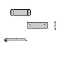 พินข้อต่อคู่สำหรับตัวยึด CMK2, CMA2, CKV2, JSK2, JSM2