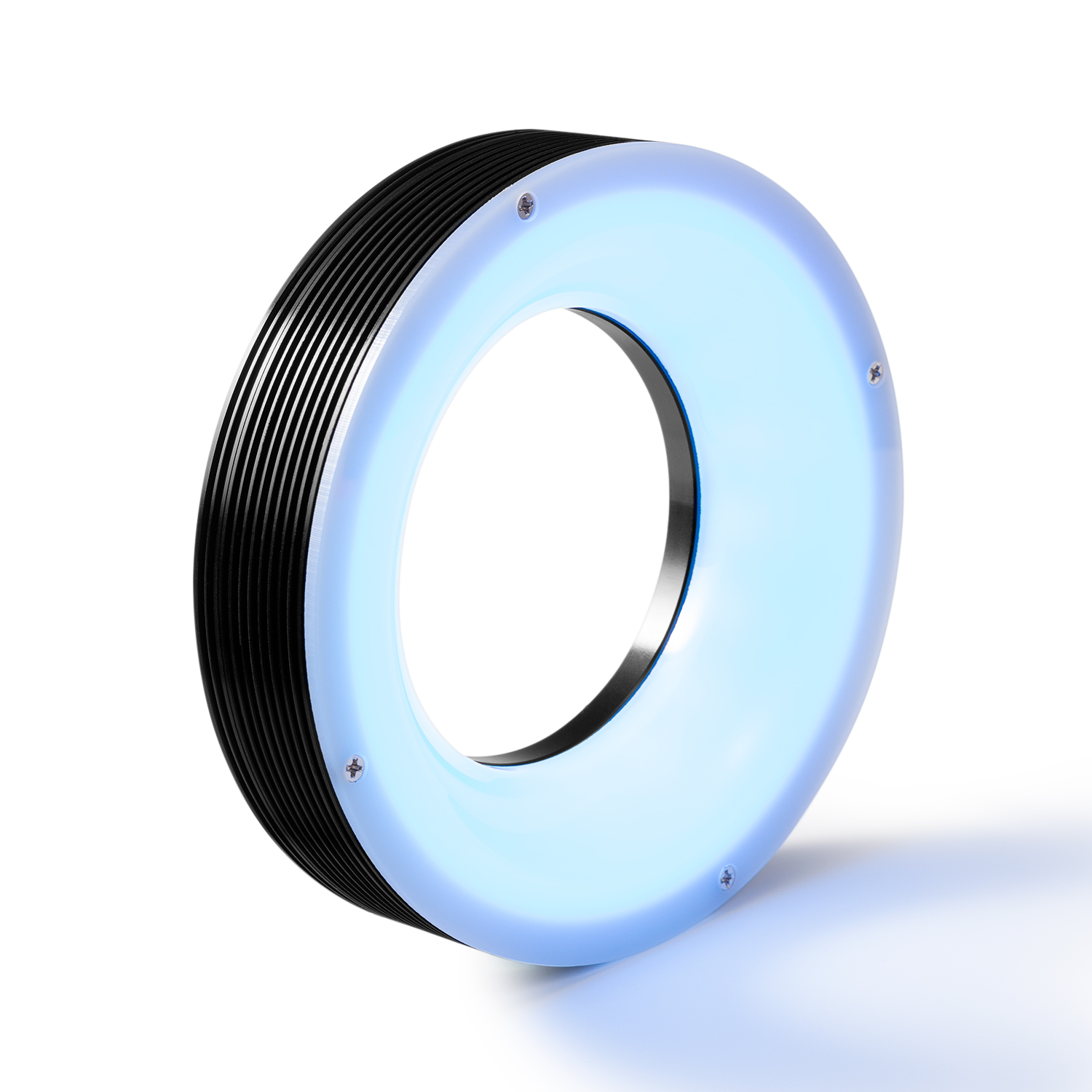 ระบบไฟส่องสว่าง แหวน ไร้เงา (ขาว/แดง/น้ำเงิน) สำหรับ อุปกรณ์สำหรับงานตรวจสอบชิ้นงาน ชิ้นส่วนอิเล็กทรอนิกส์ ฯลฯ (CST-HRS116-R)