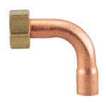 ฟิตติ้งท่อทองแดง ฟิตติ้งท่อทองแดงสำหรับจ่ายน้ำร้อน อะแดปเตอร์ข้อต่องอท่อทองแดง (M148A-3/4X15.88)