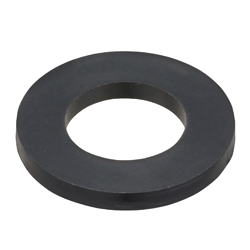 RENY (โพลีเอไมด์เสริมใยแก้ว MXD6) / แหวนรอง, สีดำ (RENY-BK/W-13-24-2.5)