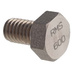 สกรูโลหะ Rare Metal (RMS) อัลลอย600 (อินโคเนล 600) โบลท์หัวหกเหลี่ยม (HXN-ALLOY600-M8-45)