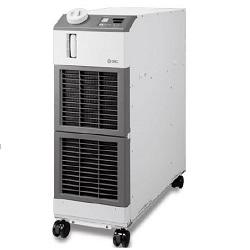 อุปกรณ์ควบคุมอุณหภูมิ ของไหล หมุนเวียน , เทอร์โมชิลเลอร์ , ชนิด อินเวอร์เตอร์ , ระบายความร้อนด้วยน้ำ , สเปค 200 V / 400 V , HRSH090 ซีรีส์