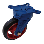 Ductile Caster (สำหรับงานโหลดน้ำหนักปานกลาง) (ล้อเป็น) ชนิด R