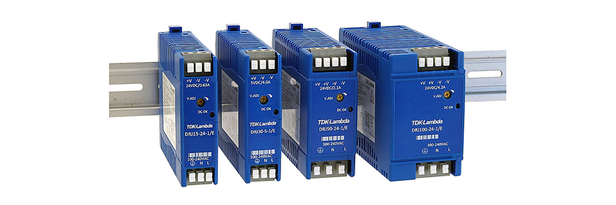 พาวเวอร์ซัพพลายรางปีกนก DIN rail ซีรีส์ DRJ 