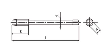 ดอกต๊าป HSS DIN สำหรับควบคุมเศษตัด ซีรีส์ CC-SFT, เมตริก DIN 376 