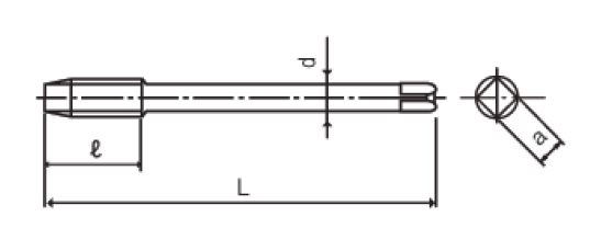 ดอกต๊าป HSS DIN สำหรับเหล็กกล้านิกเกิลอัลลอย (สำหรับการบิน) ซีรีส์ WHR-NI-SFT, UNFJ DIN 2184-1 