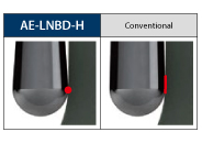 ดอกกัดคอยาว 2 ฟันสำหรับการเก็บผิวละเอียดที่มีความแม่นยำสูง AE-LNBD-H 